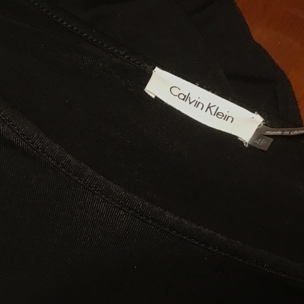 Calvin Klein Deep Black Skater Dress 4P/XS